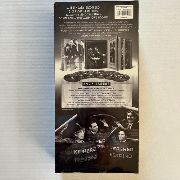 NWT Marx Brothers SilverScreen Collection DVD 6-Disc BoxSet Collector's Booklet - Picture 3 of 4